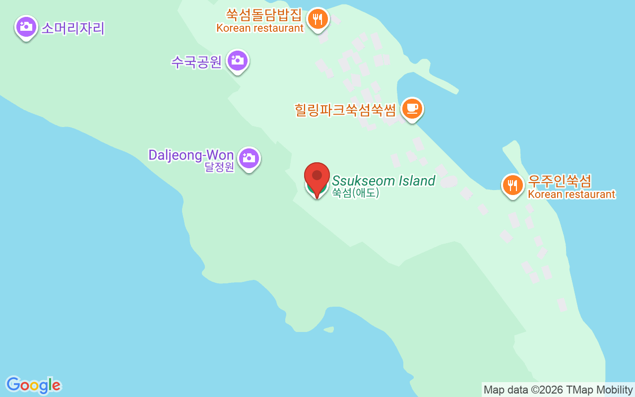 쑥섬 주요 탐방로 지도 사진 6