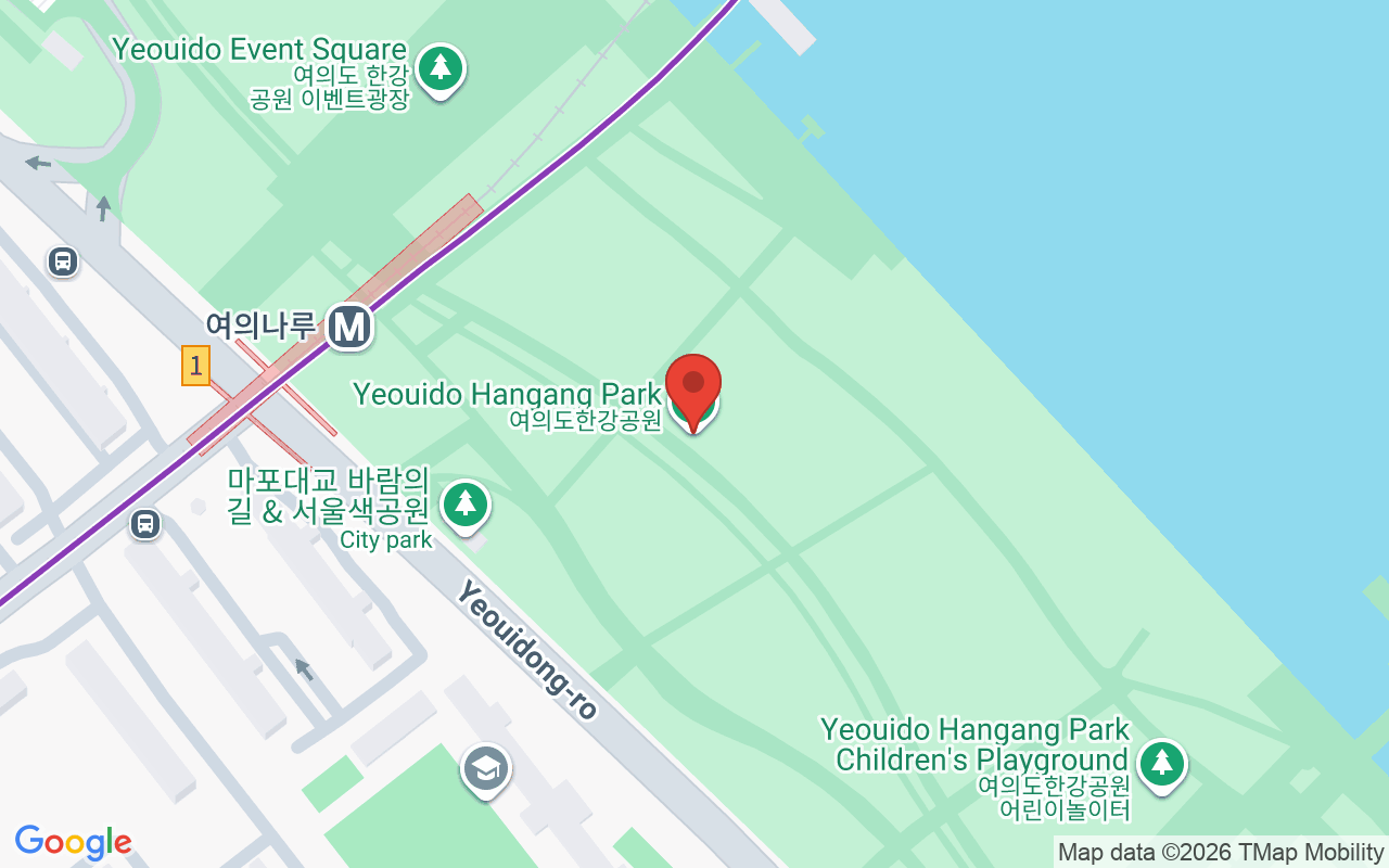 여의도한강공원 위치 지도