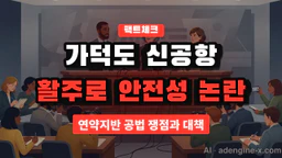 가덕도 신공항 안전성 논란과 공법 쟁점 살펴보는 방법