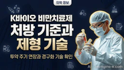 비만치료제 K바이오 파이프라인 특징과 처방 기준 확인하는 법