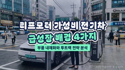 리프모터 가성비 전기차 시장 파급 효과 4가지