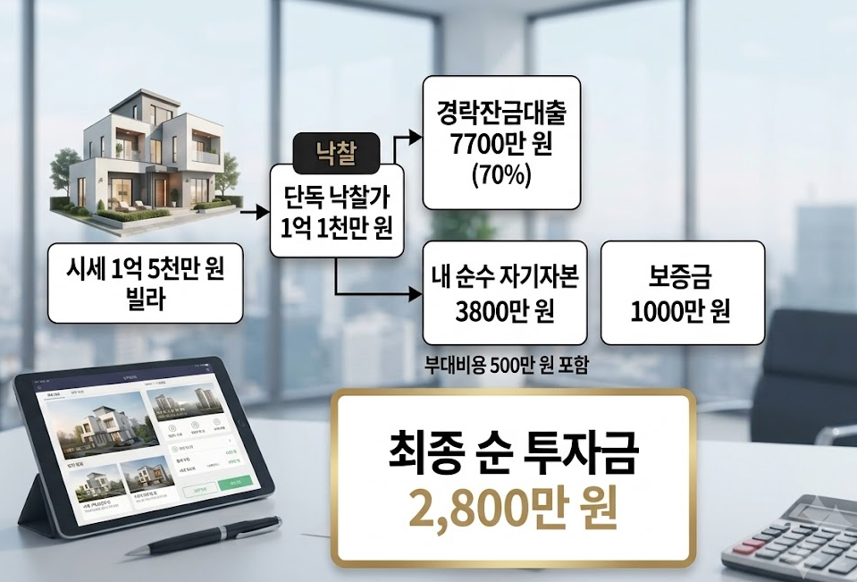 경락잔금대출 70~80% 활용과 실투자금 계산 사진 4