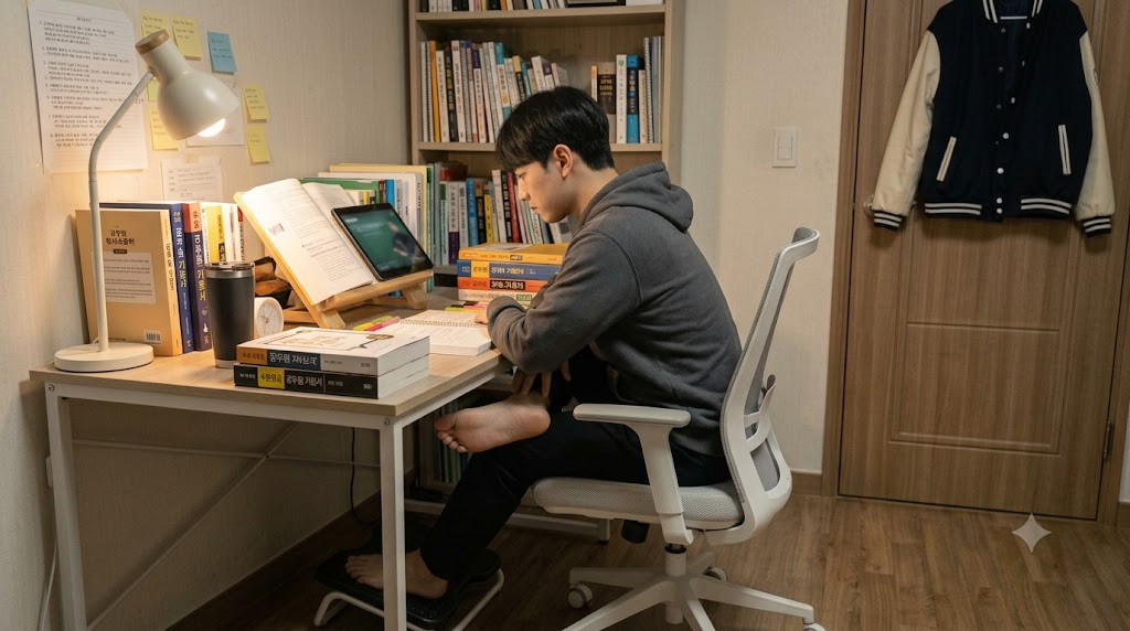 순환 정체와 대사 저하를 부르는 장시간 학습 사진 1
