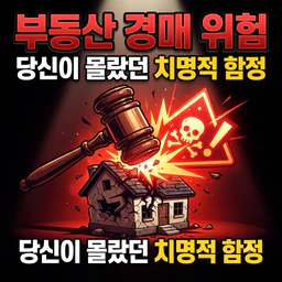 부동산 경매 권리분석 일반 매매와 법원 경매 위험 차이
