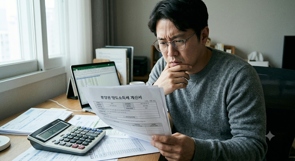 분양권 양도소득세 및 필요경비 정산 사진 4