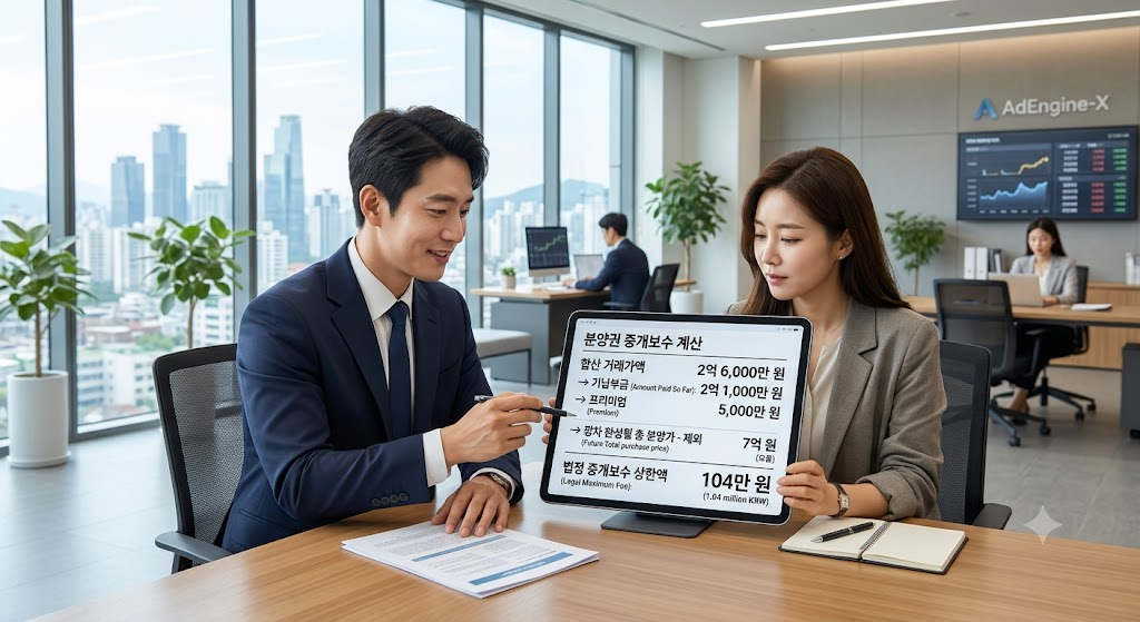분양권 법정 중개보수 산정 확인 사진 5